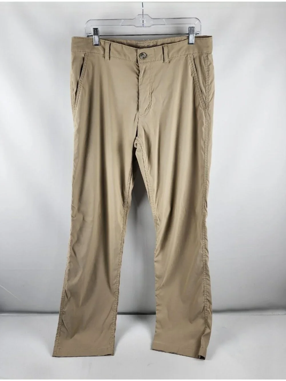 Eddie Bauer Pants Mens 34x33 Tan Travex Hiking Outdoors